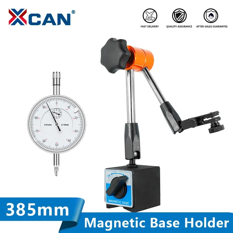 XCAN циферблат держатель магнитного основания 0-10 мм индикатор точности 0 01 стенд