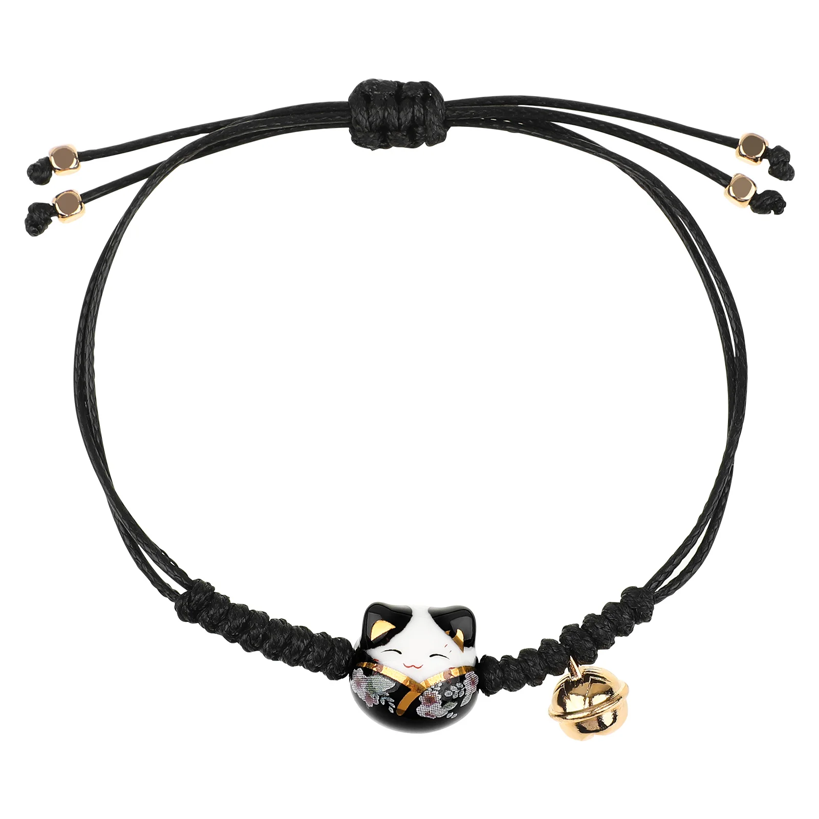 

Cat Bracelet Lovely Japanese Style Cat Lucky Bracelet Braided Hand String Bracelet for Friends