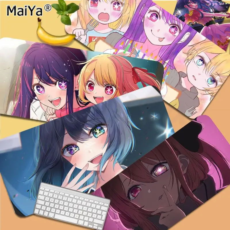 

Oshi No Ko anime Mousepad Beautiful Durable Rubber Mouse Mat Pad Size for CSGO Game Player Desktop PC Computer Laptop