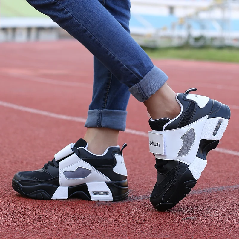 Breathable Mesh Air Cushion Sneakers Mens Casual Running Shoes Boys Comfortable Non-Slip Sport Shoes Women Shoes Unisex Sneakers