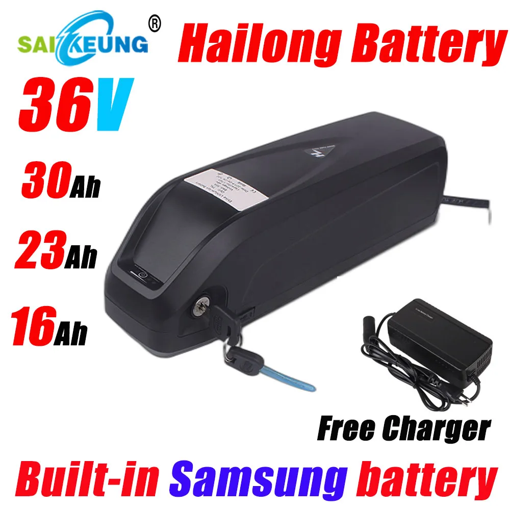 Перезаряжаемый литиевый аккумулятор Hailong Samsung 18650 для электрического велосипеда