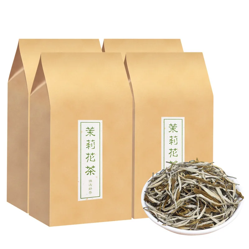 

2022 China Guangxi Premium 5A Jasmine Silver Needle Flower Tea Fragrant for Lose Weight Tea Green Health Care Tea 250g