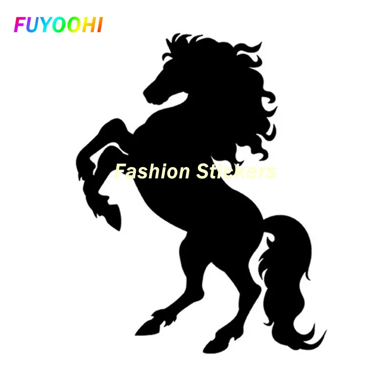 

FUYOOHI Exterior/Protection Fashion Stickers Galloping Horse Standing Personality Motorcycle Car Styling Decoration Accessories