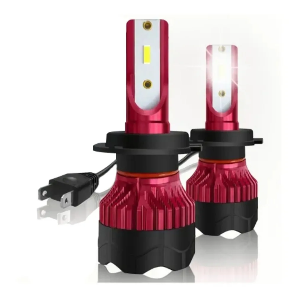 

High-Quality Car Light H7 LED Headlight Bulbs, 60W 6500K 14000lm, Canbus Included, Universal Fit Lamps