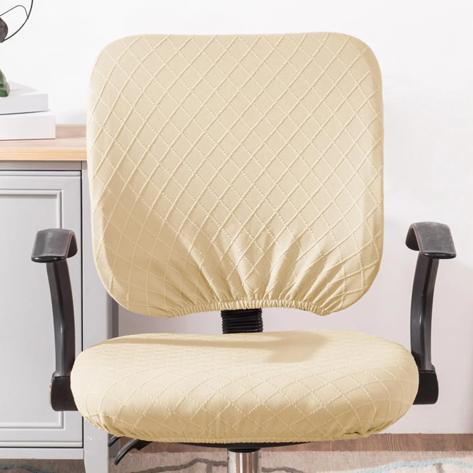 Jacquard Office Chair Cover Removable Slipcover for Desk Chiar Swivel |