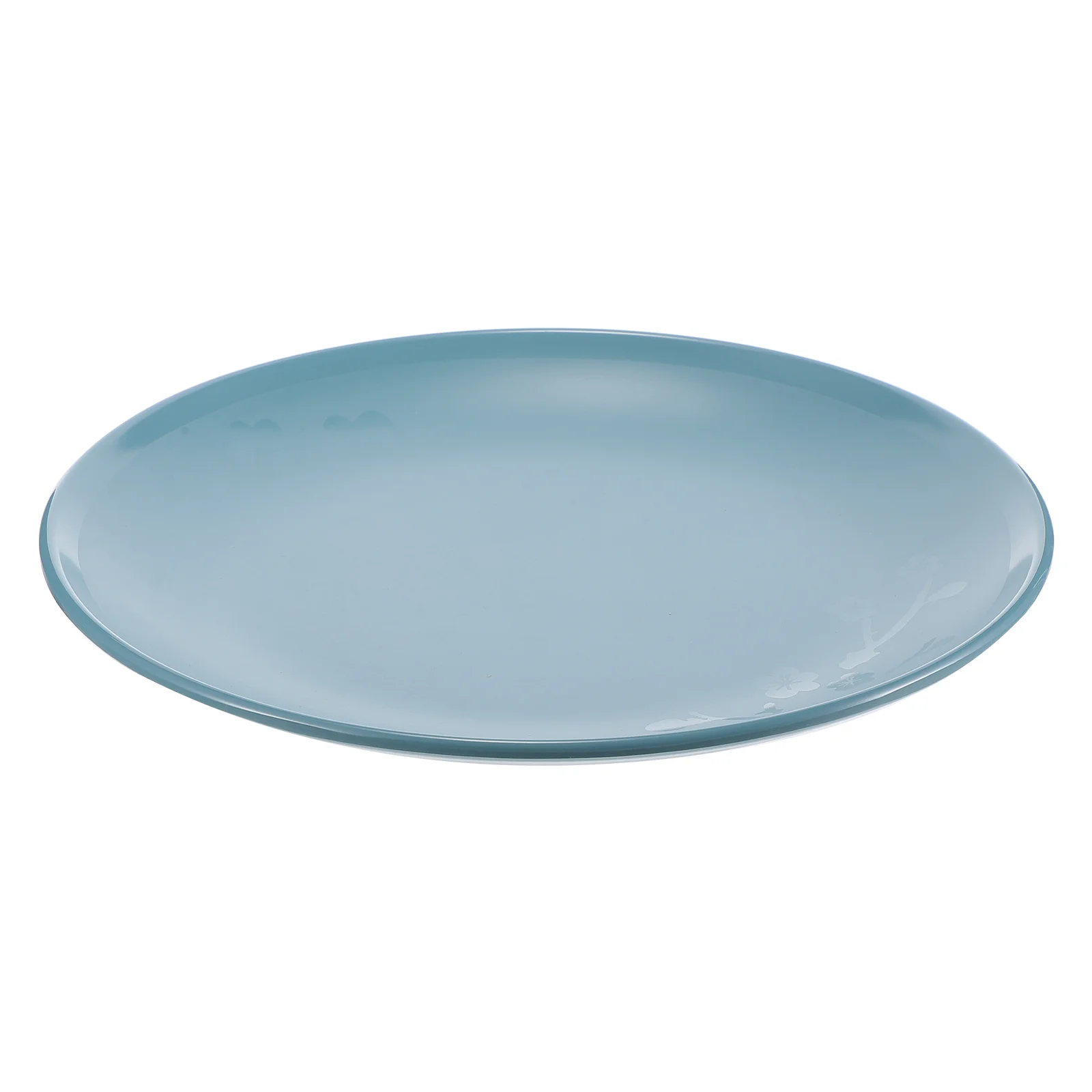 

Round Melamine Disc Lovely Steak Dish Food Serving Plate Pan Dining Set Western Tableware Household Tray Chic