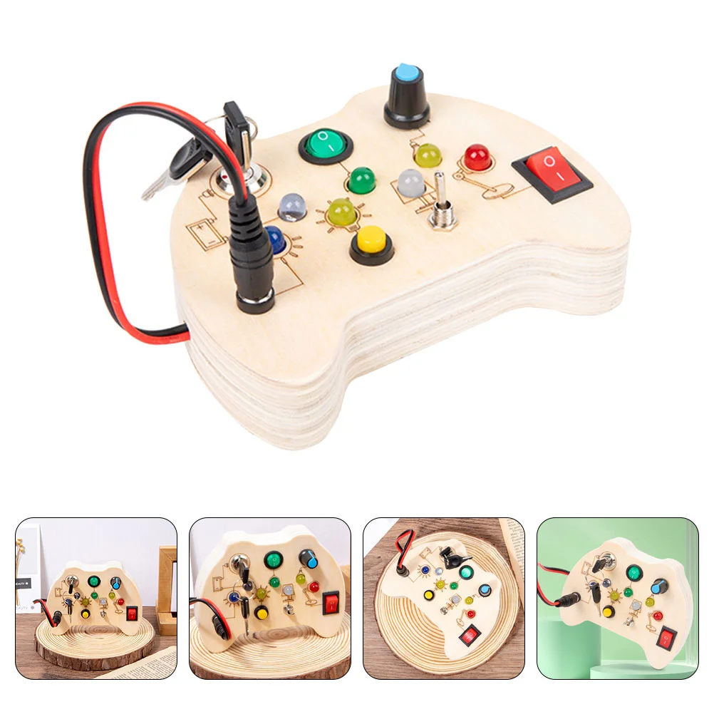 

Забавный переключатель, рабочая игрушка, Игрушки для маленьких мальчиков, деревянная доска-переключатель, игрушка Монтессори, занятая доска, игрушки, обучающие игрушки для детей