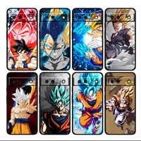 hot anime dragon ball cool shockproof cover for google pixel 6 6a 6pro 5 5a 4 4a xl 5g black phone case shell soft coque fundas