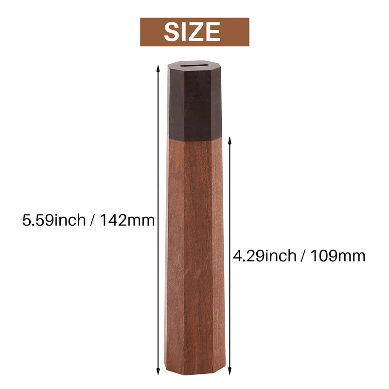 

DIY Blank Japanese Kitchen Knives Chef Knife Replacement Octagonal Wooden Handle