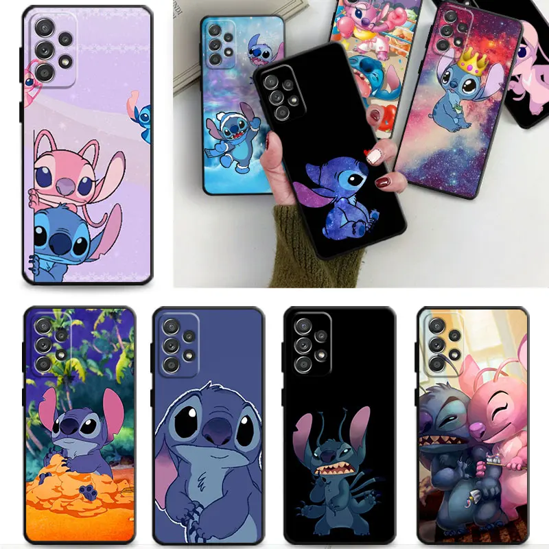 

Cartoon Stitch Angel For Samsung Galaxy A11 A12 A13 A14 A21s A22 A23 A31 A32 A33 A51 A52 A54 A53 A71 A72 A73 4G 5G Shell