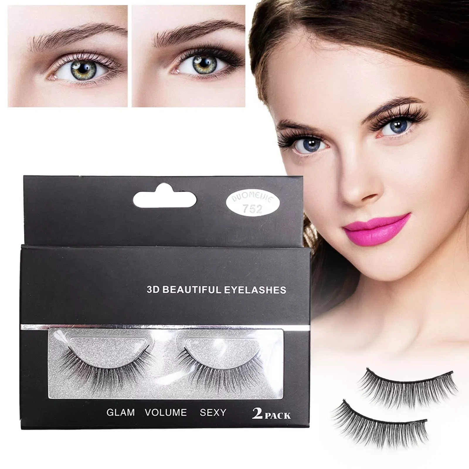

NEW2023 False Eyelashes Are Naturallys Slender Thick And Various Soft Curled Eyelashes