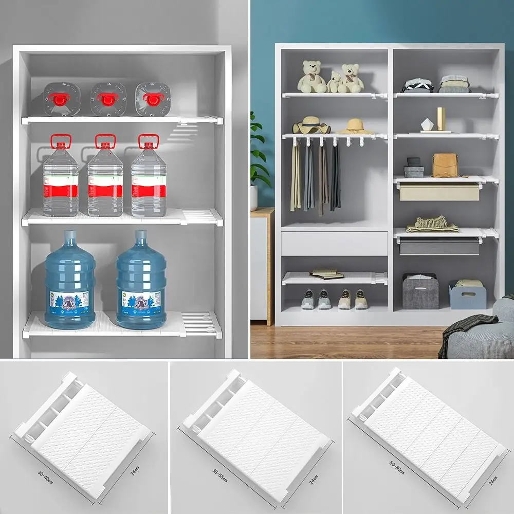 Expandable Cupboard Stand Storage Organizer Extendable Divider Racks Adjustable Storage Rack Layered Partition Shelf