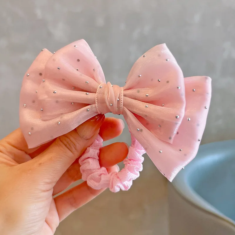 2 шт./партия детская Трехмерная лента для волос с бантом