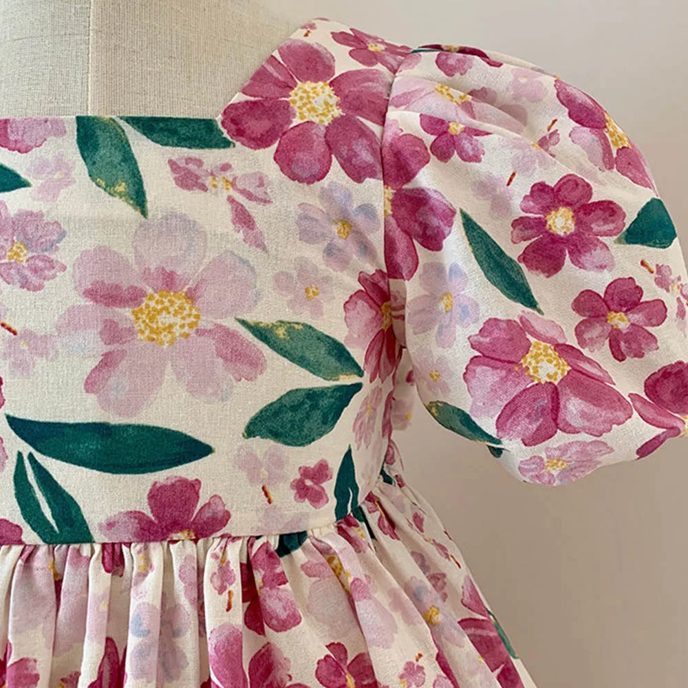 Платье Bear Leader для девочек с пышными рукавами и бантом цвета в ассортименте