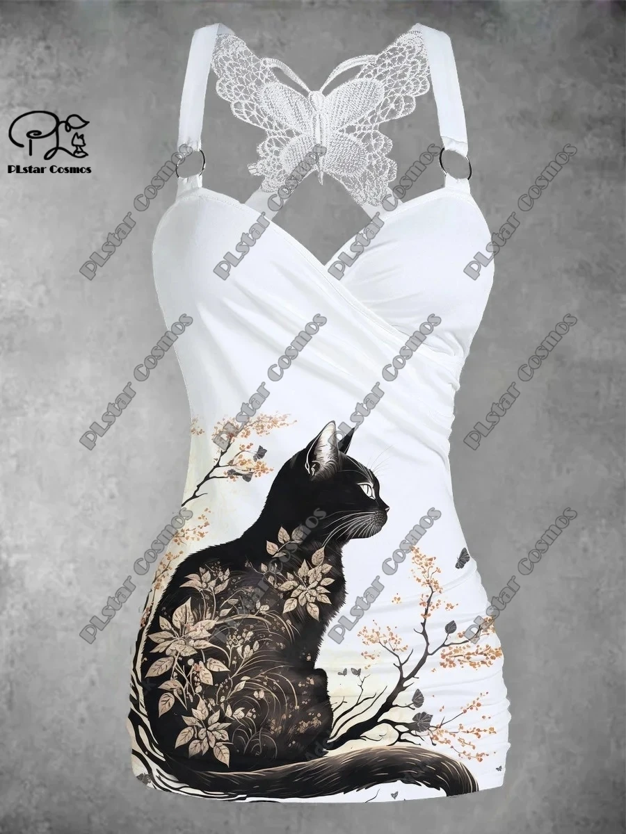 Женский плиссированный топ PLstar Cosmos плиссированная майка с кружевной отделкой