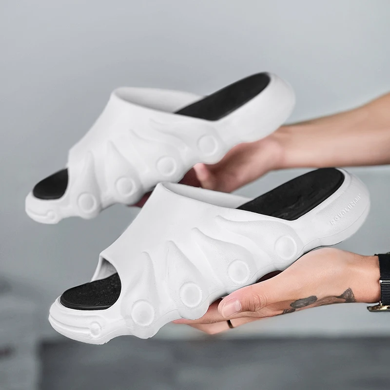 

Men Beach Shoes Summer Comfortable Women Indoor Slippers Couples Slippers Eva Light Fashion Women's Casual Shoes Volcanic Bottom