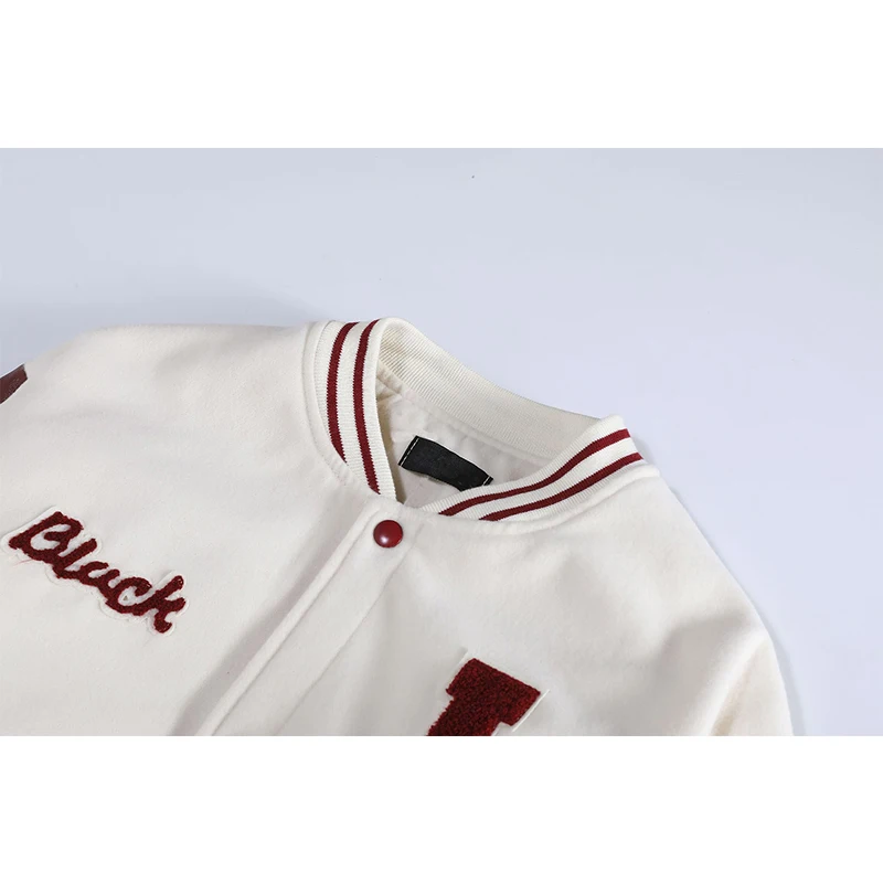 Женская куртка-бомбер с вышивкой однобортная в Корейском стиле свободная