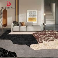 bubble kiss modern light luxury retro carpet for living room brown abstract bedroom decor rug bedside carpet soft floor mats