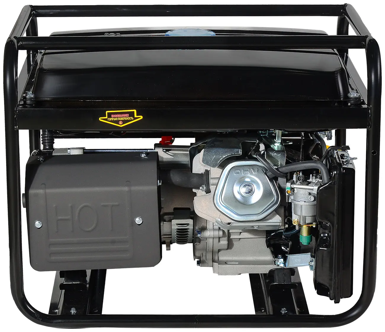 Электрический генератор и электростанция Huter DY 6500 LX с колёсами акуумулятором