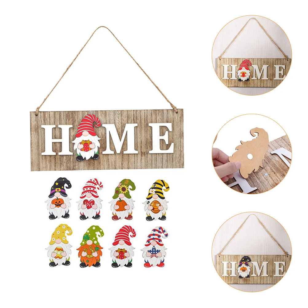 

1 Pc Reusable Christmas Door Pendant Decorative DIY Supply Creative Photo Prop