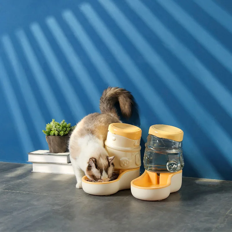 

Кормушка для собак и кошек, диспенсер для воды, гравитационная емкость, автоматический диспенсер Сухого Корма для кошек, аксессуары для соб...