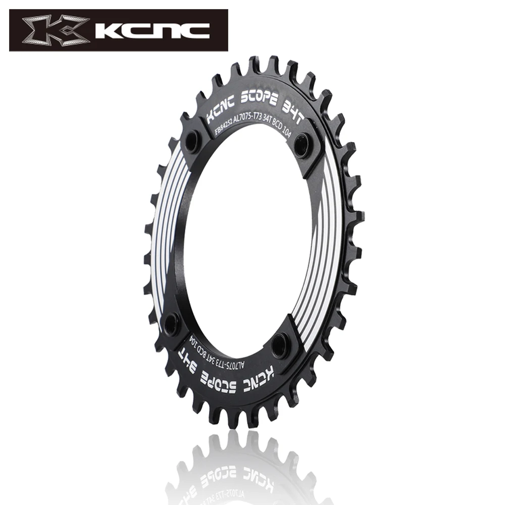 

KCNC Scope 30T Mountain Bike Narrow Wide Chainring BCD104 30T 32T 34T 36T 38T Front Single Crankset Chainwheel