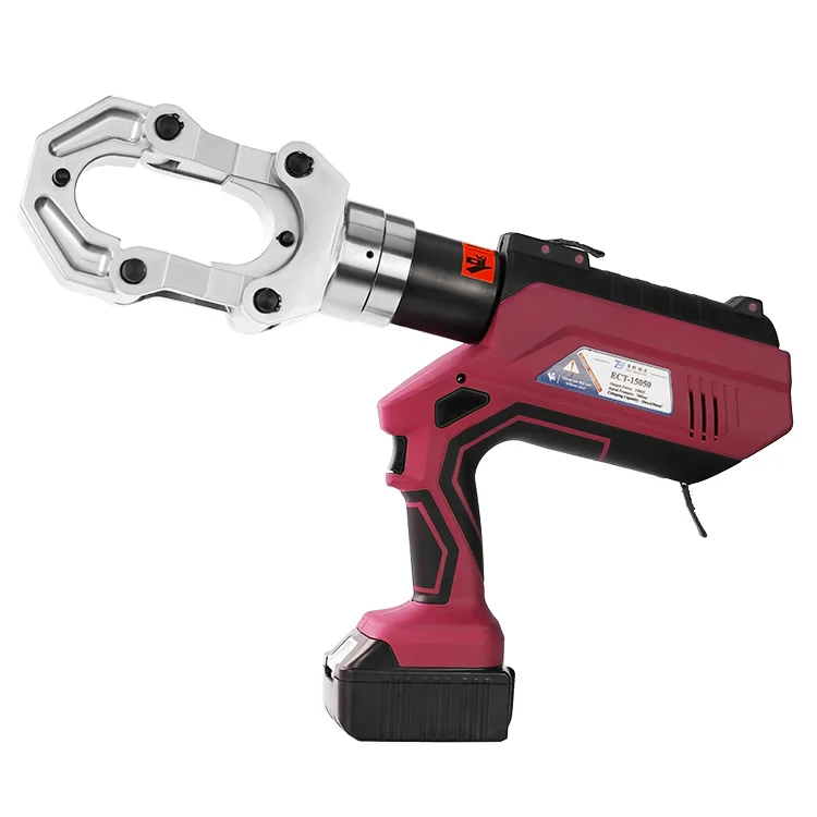 

ECT-15050 Intelligent LCD Hydraulic Crimper Connector Cordless 15T 630mm Electric Battery Crimping Operated Tool
