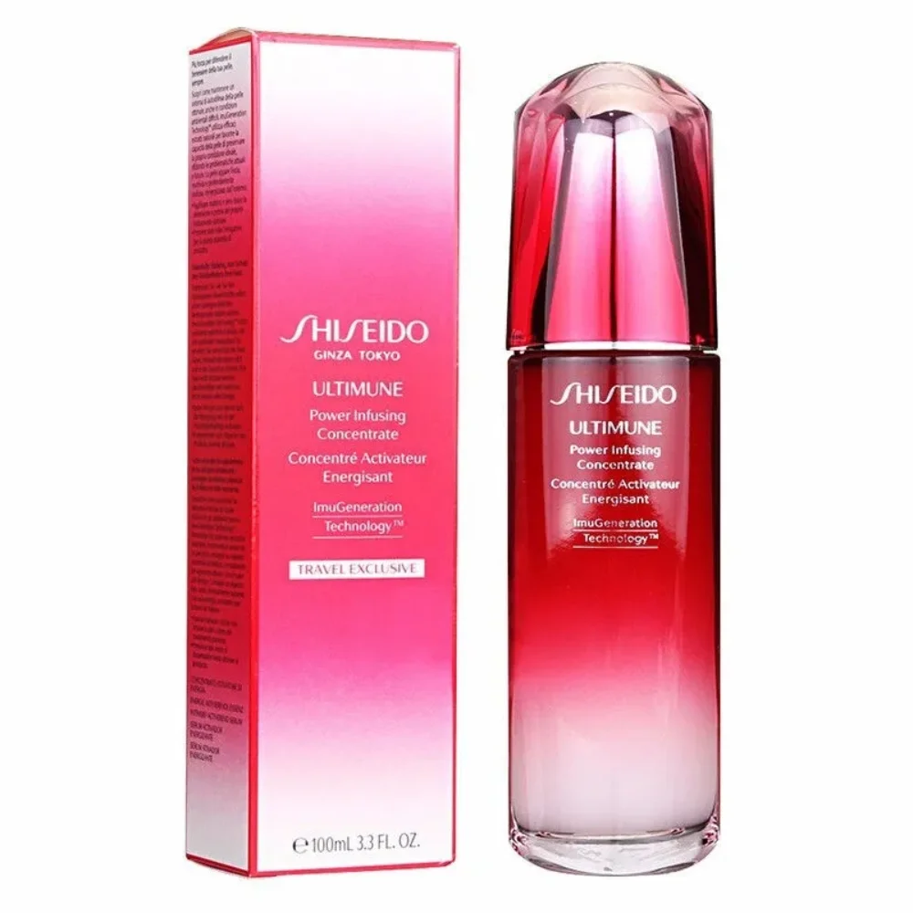 

Japan SHISEIDO ULTIMUNE POWER INFUSING CONCENTRATE Anti-aging Skin Inner Defense Face Serum100ml Moisturizing Nourish Skin Care