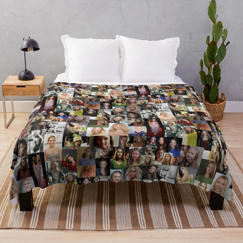 

Scarlett Johansson (version 2) Throw Blanket Blanket Fluffy