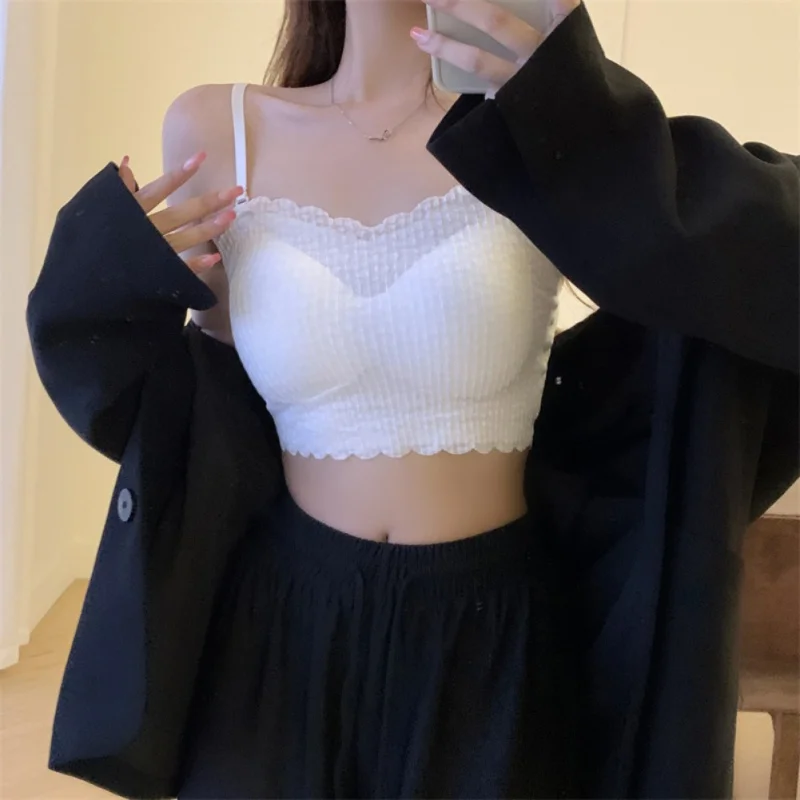 Женские кружевные бюстгальтеры женские майки топы на бретельках бюстгальтер без