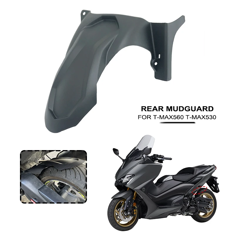 Фото Для Yamaha TMAX560 TMAX 530 T-MAX 530 TMAX 560 530 2017-2023 2022, задний брызговик, брызговик, шина, колесо, защита от брызг, крышка №1
