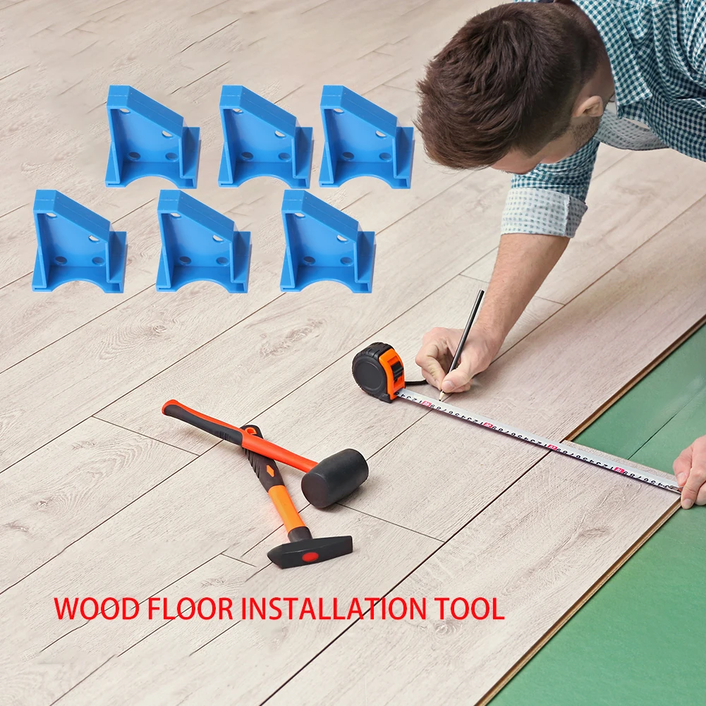 

20pcs Wood Floor Gasket Laminate Flooring Spacers Double Head Hardwood Floating Floor Installation Kit Construction Tools
