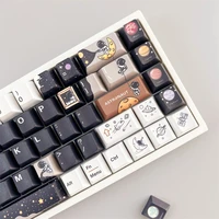 astronaut 3 0 pbt keycaps customize mechanical keyboard gaming key caps cherry profile 61 64 68 84 87 980 keys set space flight