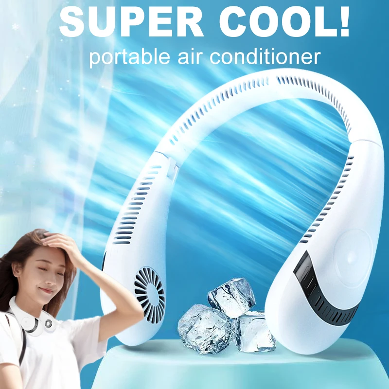 

Портативный мини-вентилятор с вентилятором для летнего охлаждения, без лопастей, с USB-разъемом, подвесные вентиляторы для путешествий, заня...