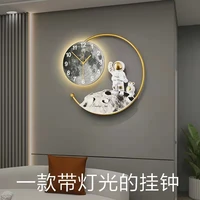 simple modern living room wall clock astronauts decorate clocks creative fashion home luxury silent clocks