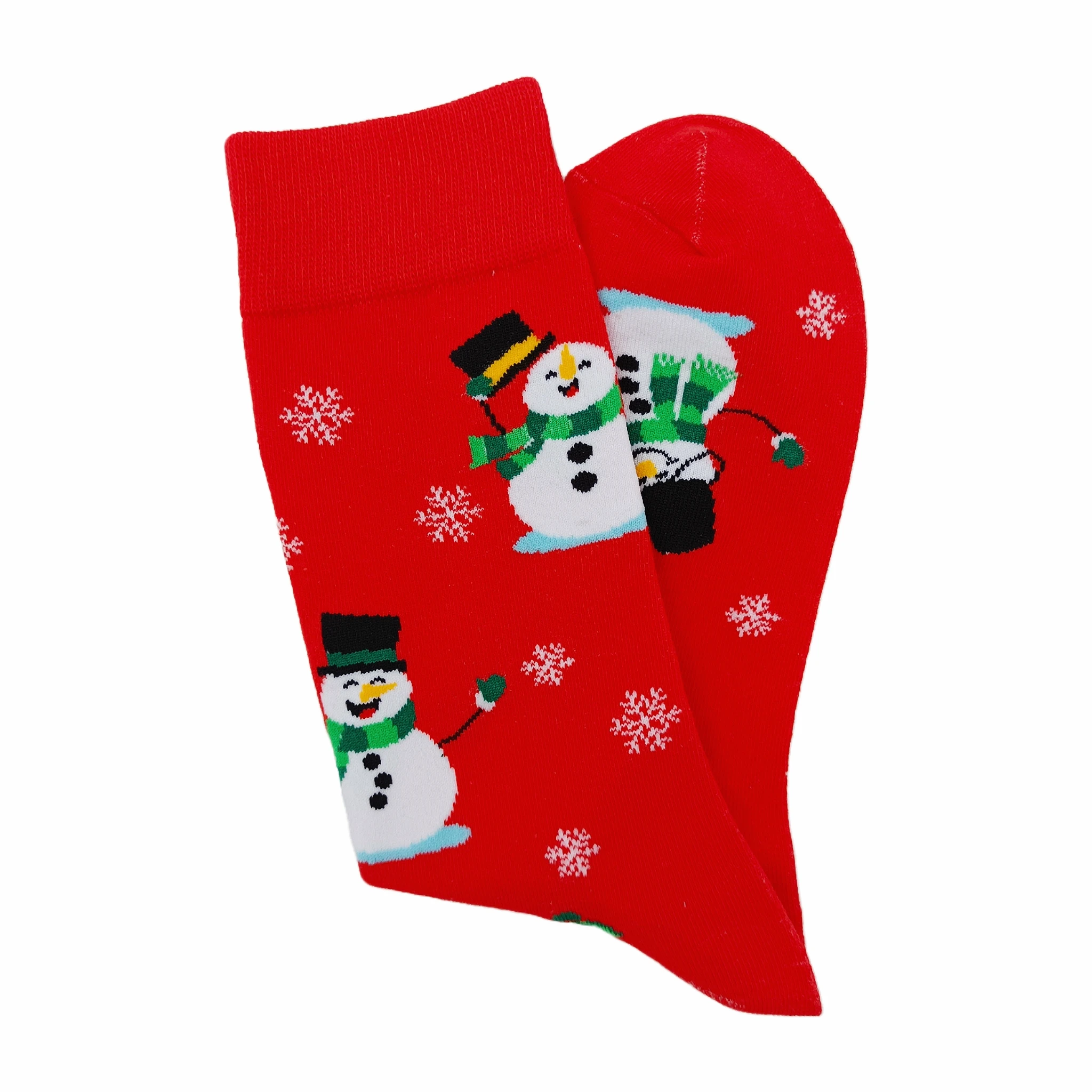 1 пара рождественских носков женские милые осенне-зимние хлопковые модные чулки