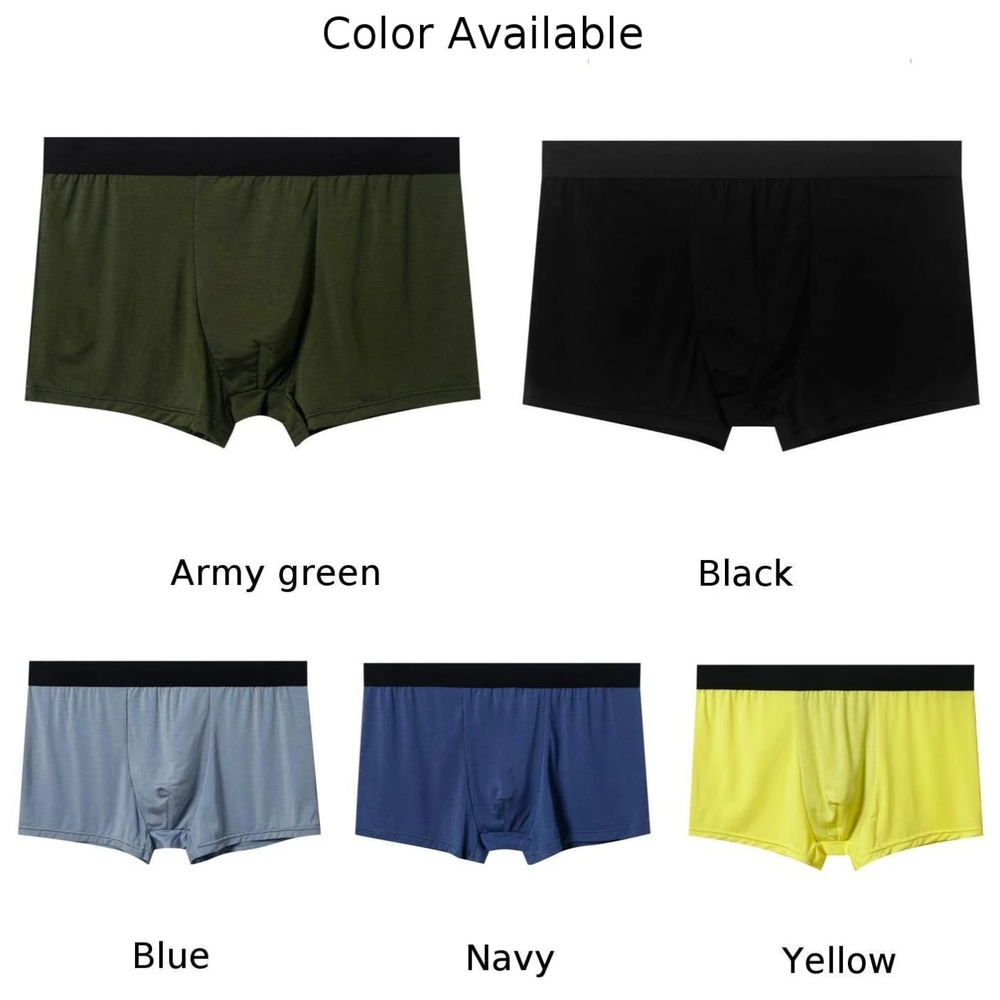 Modal Pouch Panties Mens Boxer Briefs Boys Sexy Underwear Breathable Shorts U Convex Pouch Lingerie Men's Swim Shorts Trunks