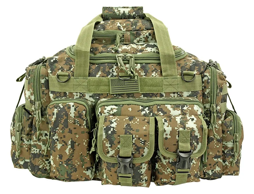 East West USA The Humvee Duffle Bag - Green Digital Camo