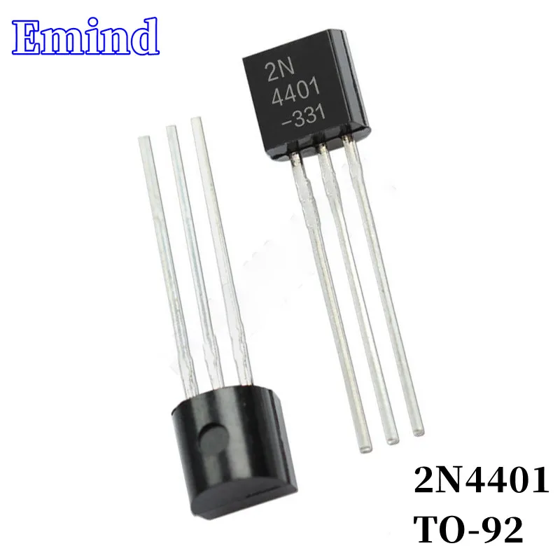 

100/200Pcs 2N4401 DIP Transistor TO-92 Type NPN Bipolar Amplifier Transistor 40V/600mA