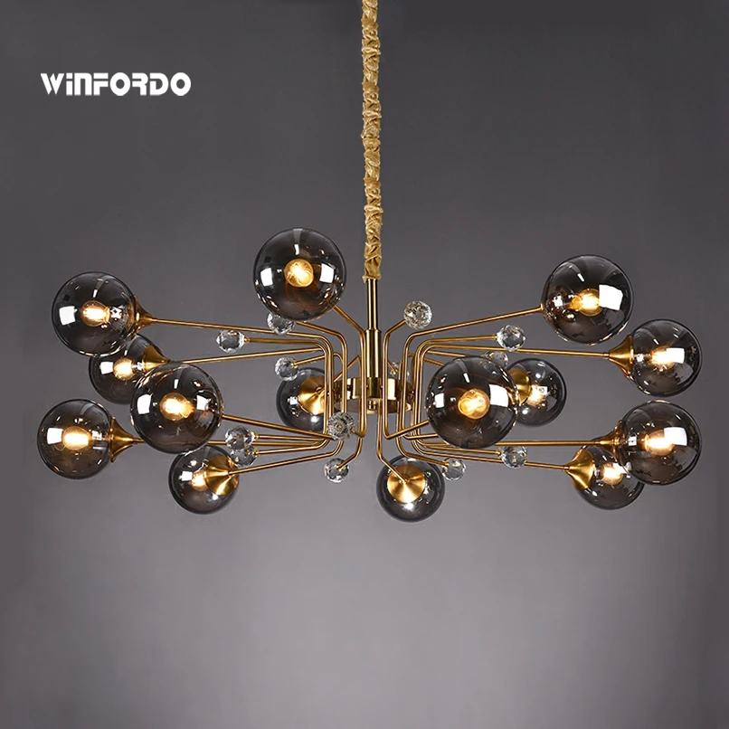 

2023 Modern Led Chandelier Lighting Fixtures With 10 Globes For Living Room Restaurant Free Shipping pendant chandelier