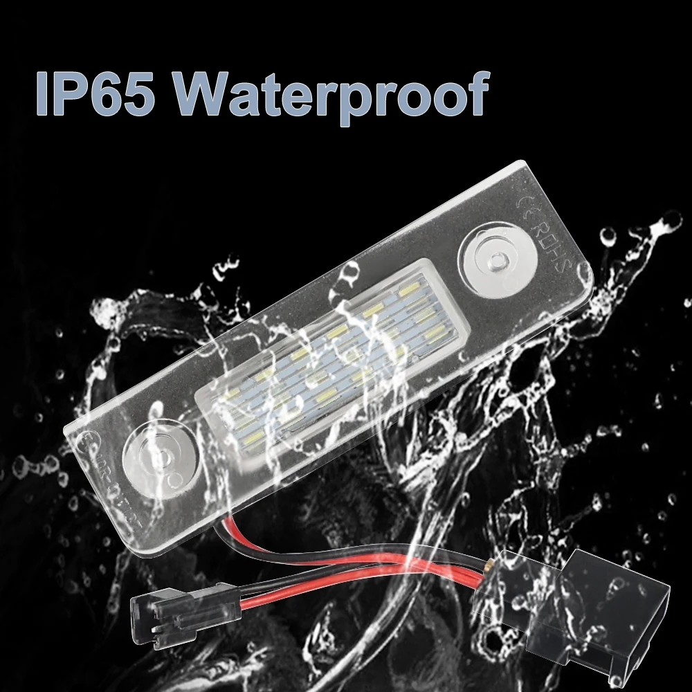 Skoda Octavia 2 Освещение Номерного Знака Для Личного Подъема Canbus 6500k Супер Яркий Белый