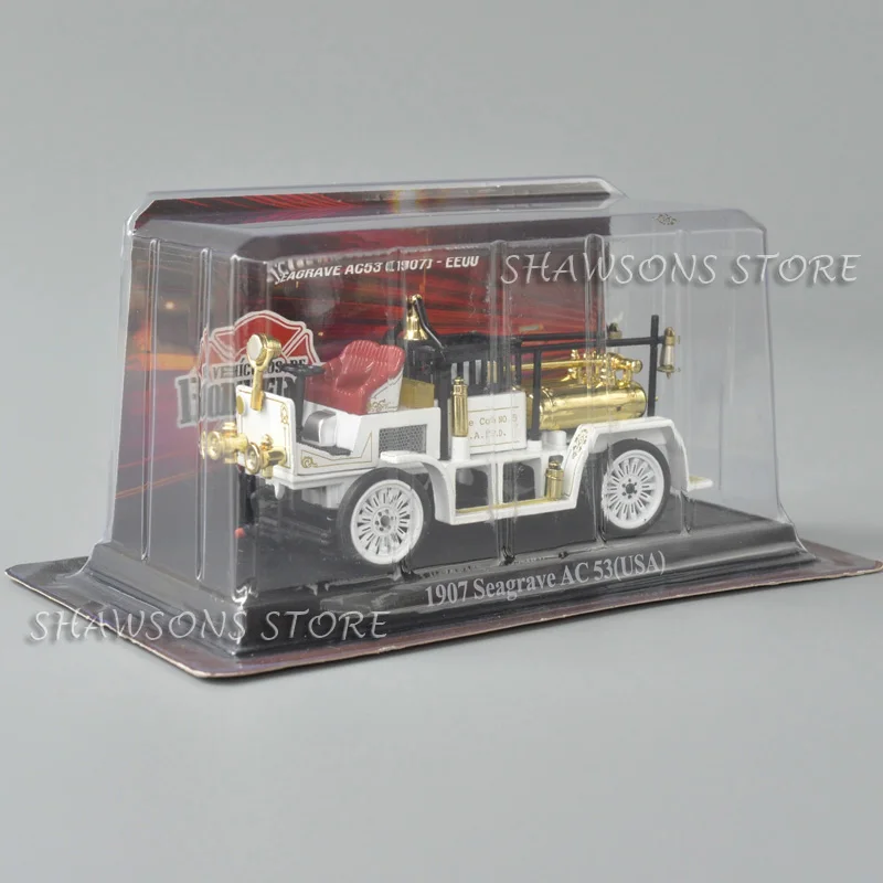 Отлитый под давлением масштаб 1:43 Игрушечная модель Amer 1907 Seagrave AC 53 USA Pumper Fire Engine Truck