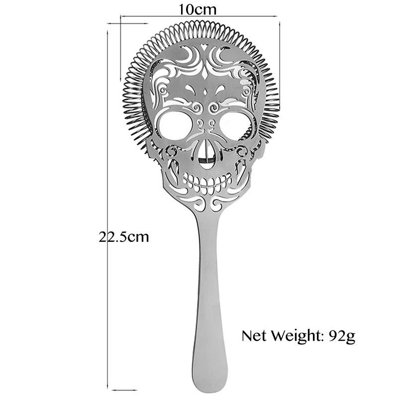 

Сетечко для коктейлей Skull Shape из нержавеющей стали