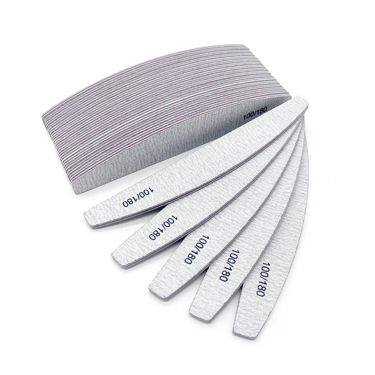 

Многофункциональные пилки для ногтей, зернистость 100, 25/50/100/180 шт.