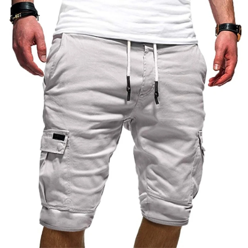 

Men's Mens Shorts Loose Cargo Work Shorts Multi-pocket Mens Casual Pants Beach Military Short Shorts Sports Fitness