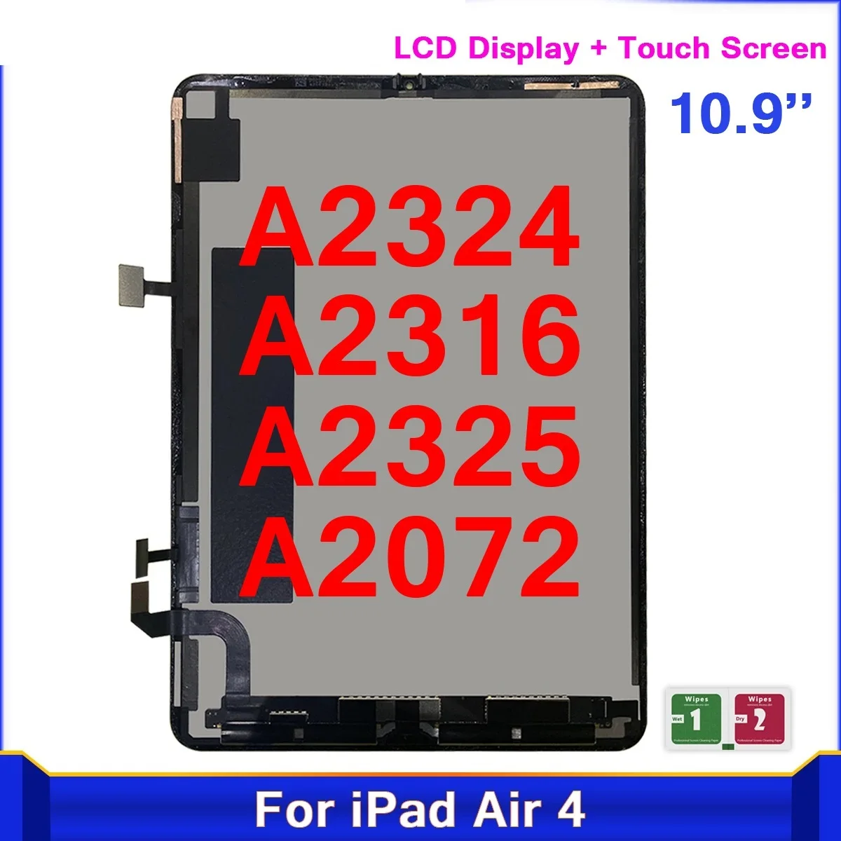 

New LCD Display For Apple iPad Air 4 4th Gen Air4 2020 A2324 A2316 A2325 A2072 LCD Screen Touch Digitizer Assembly Panel Replace