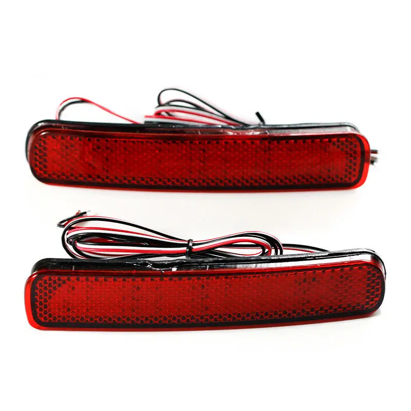 

NEW-Car LED Rear Bumper Reflector Lamp Tail Light Lamps Warning Lights Stop Brake Lamp For Toyota Highlander 2011-2014