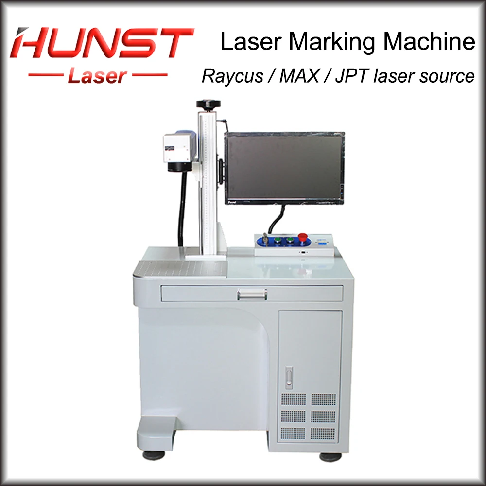 Оптоволоконная лазерная маркировочная машина Hunst JPT Raycus MAX 1064 нм 20/30/50 Вт BJJCZ
