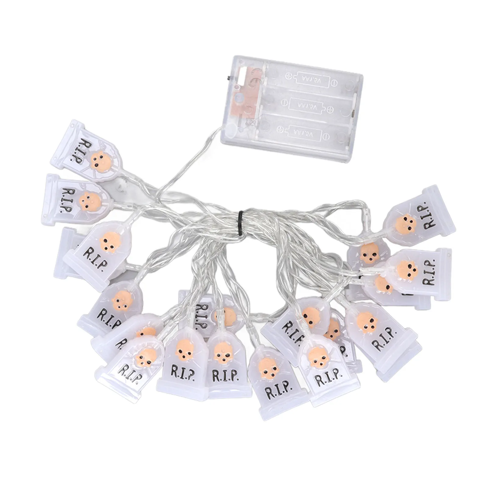 Гирлянда на Хэллоуин с черепом