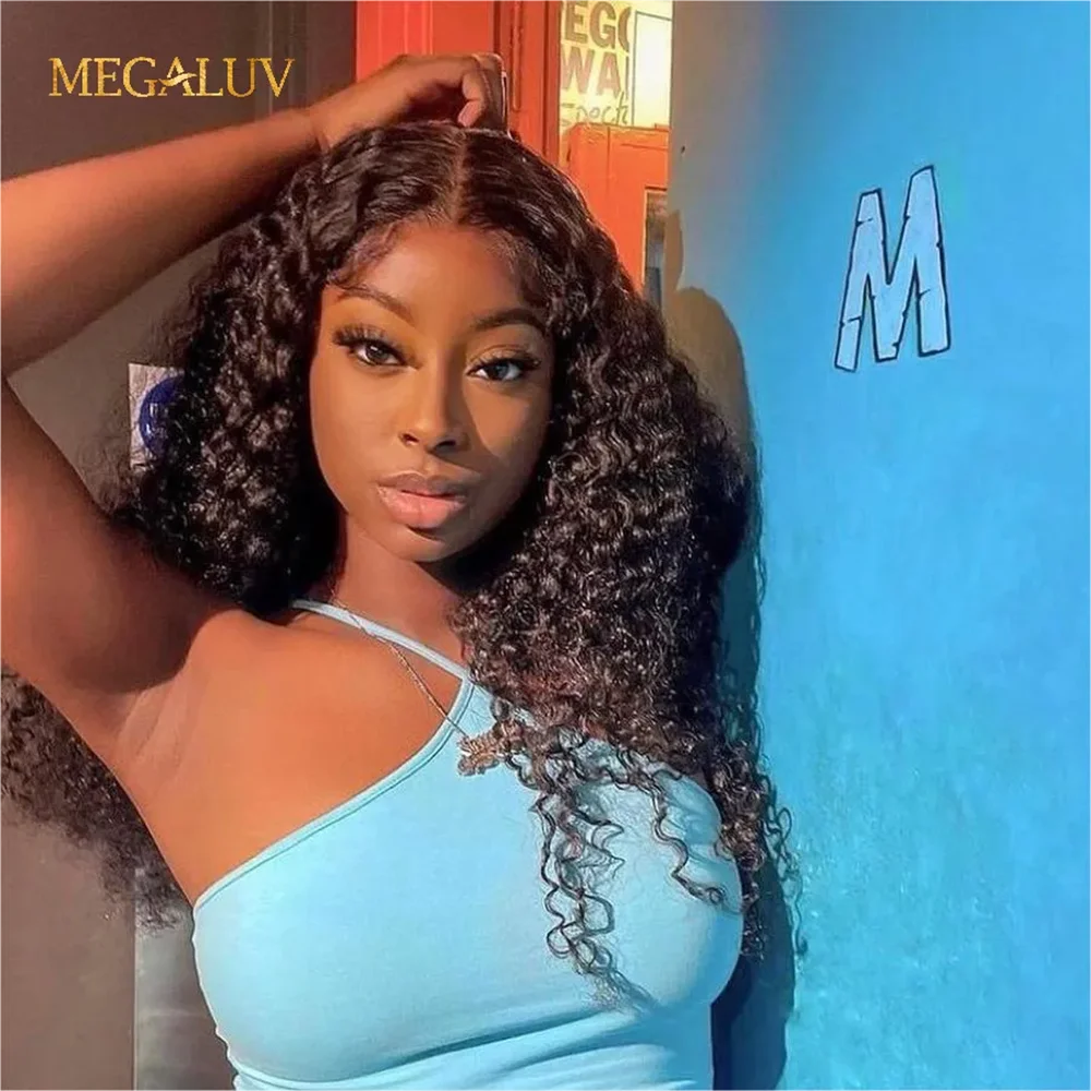

13×5×2 Lace Front Human Hair Wigs Brazilian Jerry Curl Frontal Wig T Part Wig Curly Human Hair Wigs For Women